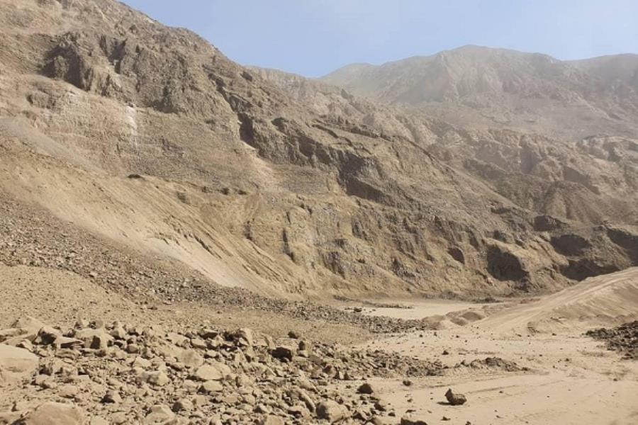 گزارش ریزش محدود کوه در محور هراز